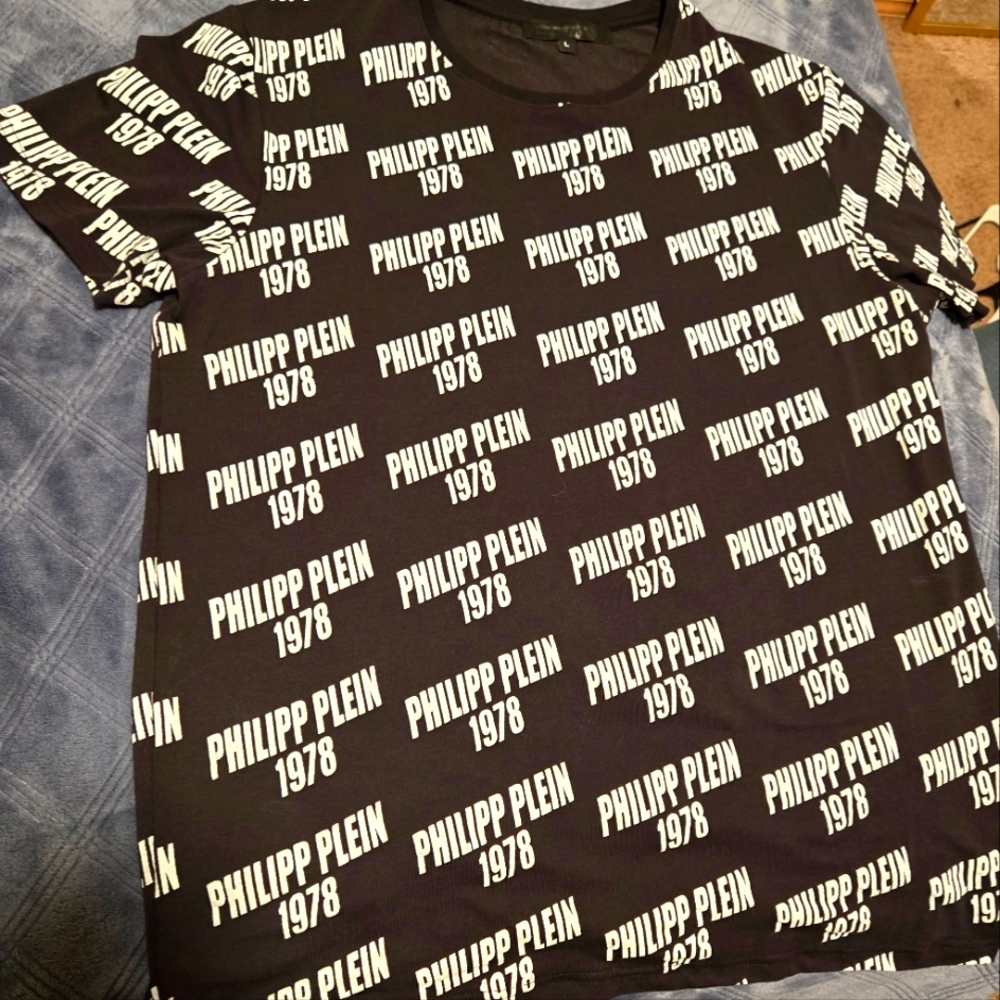 Philipp Plein Black Graphic T-Shirt